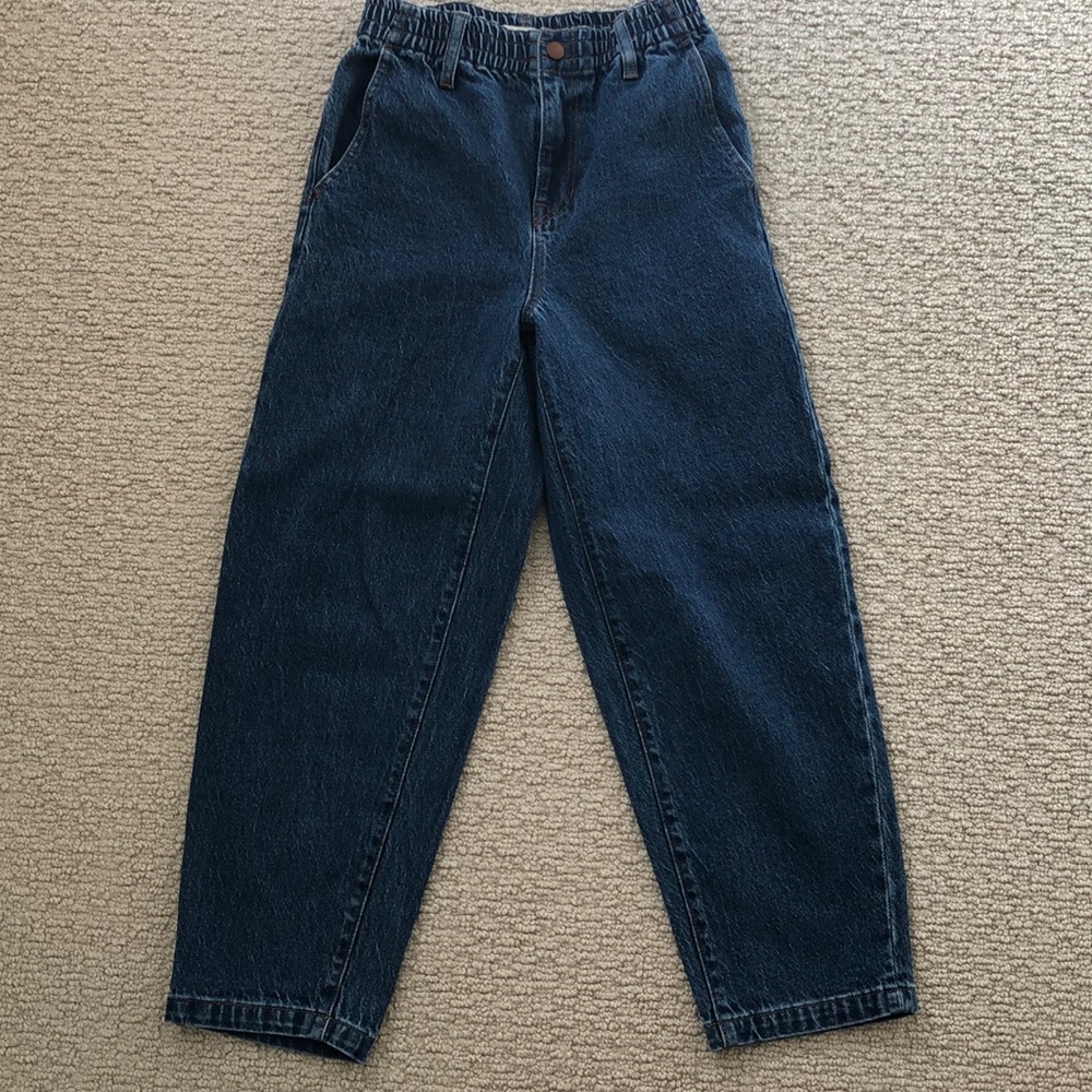 Madewell pull on balloon jean, XXS, EUC